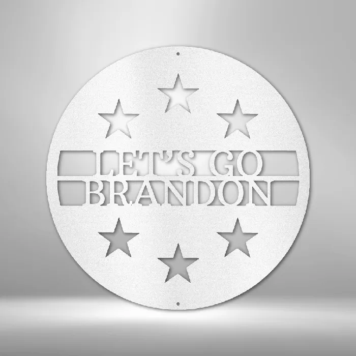 6 Star Monogram Custom Metal Sign USA Patriotic Sign 4th of July Wreath My Easy Monogram Necklaces