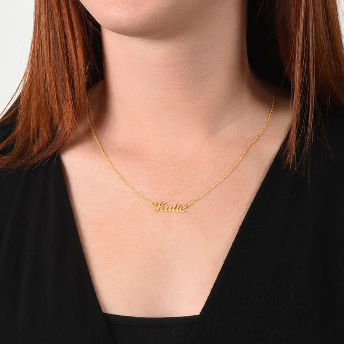87th Birthday Gift For Her Name Necklace Gift For A 87 Year Olds Birthday The Perfect Personalized Present ShineOn Fulfillment Necklaces