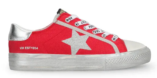 Alive 38 Sneaker Red Silver Pop Vintage Havana Rings
