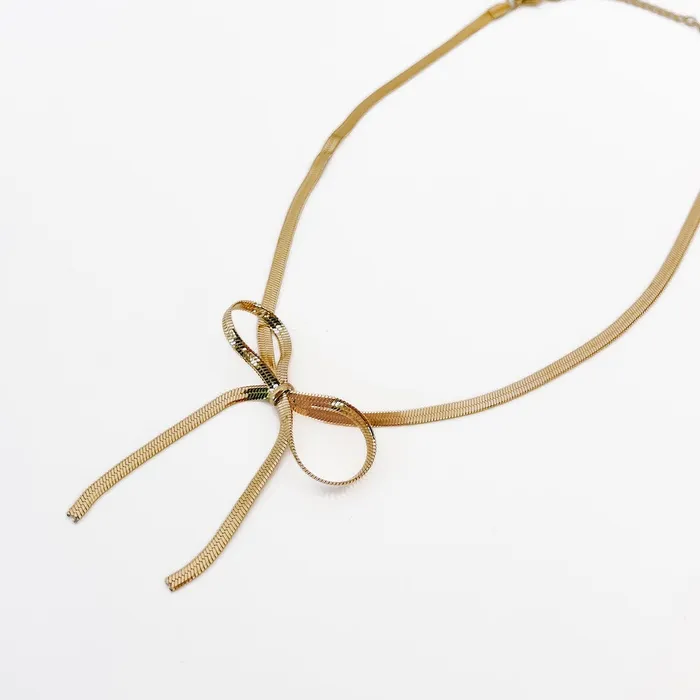Blair Bow Necklace WATERPROOF Wholesale Jewelry Necklaces