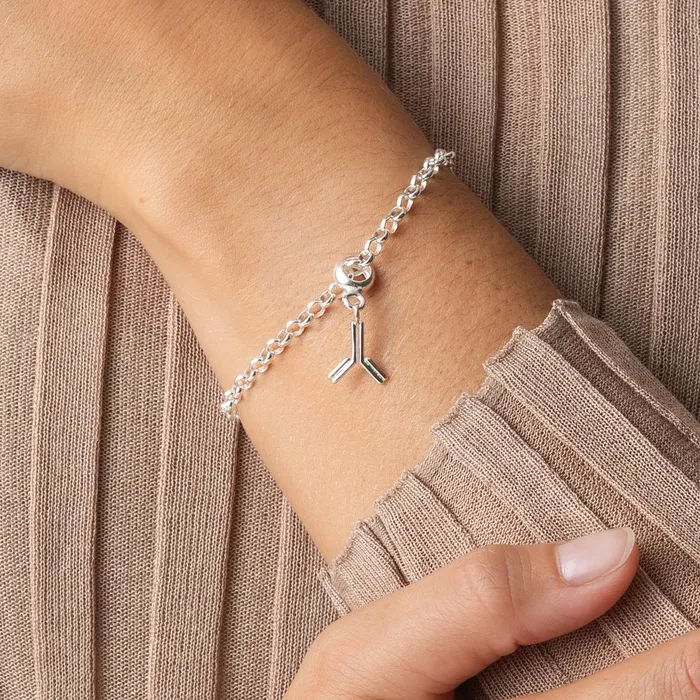 Bracelets antibody bracelet silver sciencejewelry1824