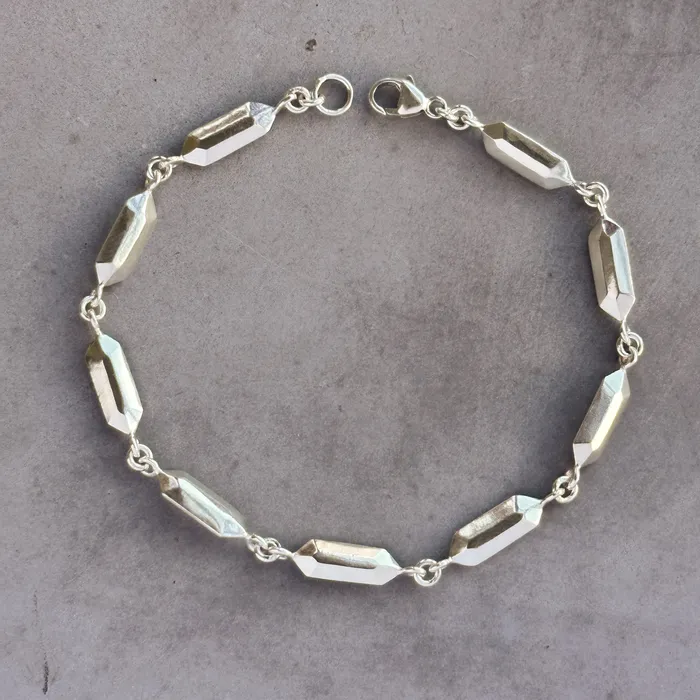 Bracelets Corey Egan Fragment Link Bracelet in Silver
