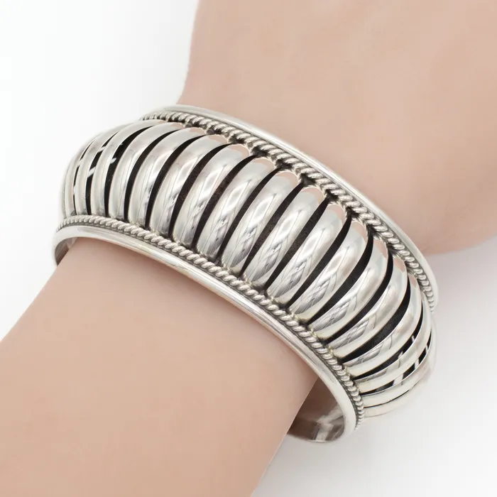 Bracelets Crown Jewels Coin Pricilla Apache Navajo Handmade Sterling Silver Cuff Bracelet