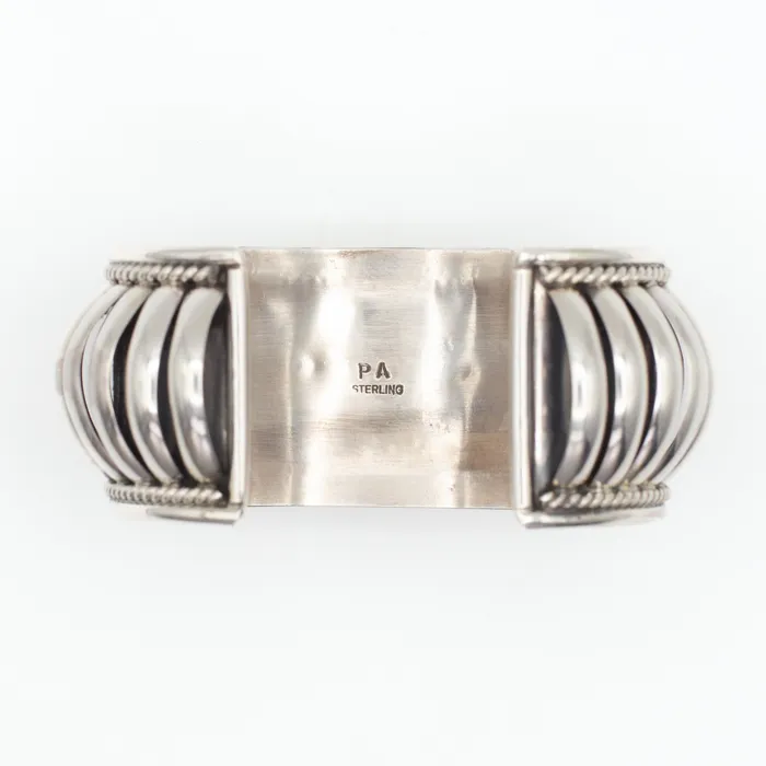 Bracelets Crown Jewels Coin Pricilla Apache Navajo Handmade Sterling Silver Cuff Bracelet