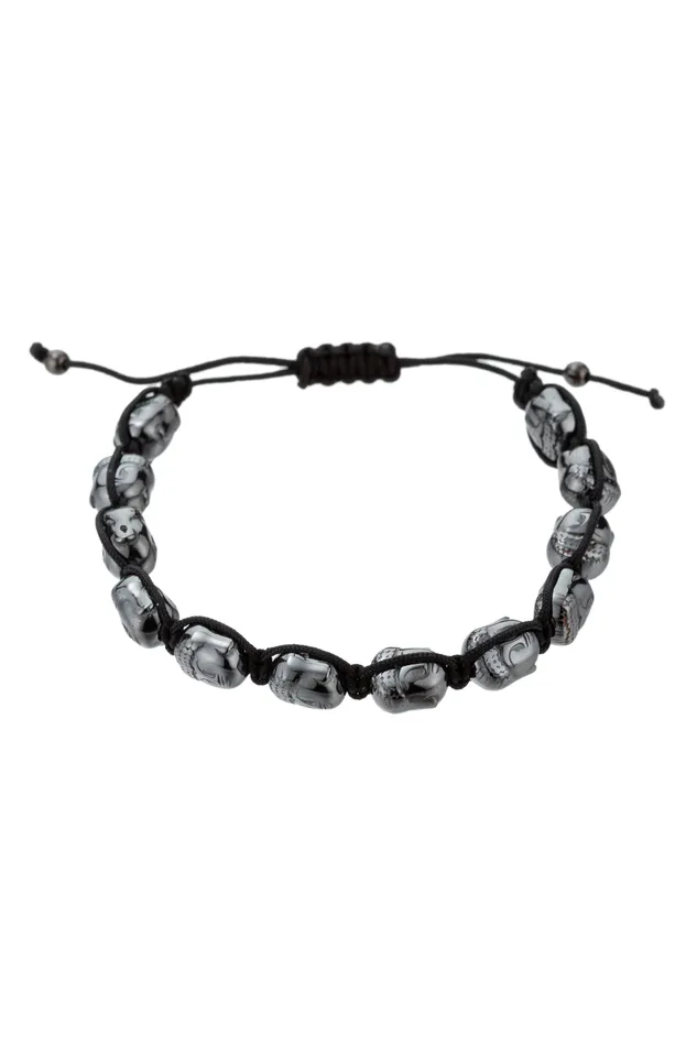 Bracelets Eye Candy LA Budddha Tetranylite Beaded Adjustable Bracelet