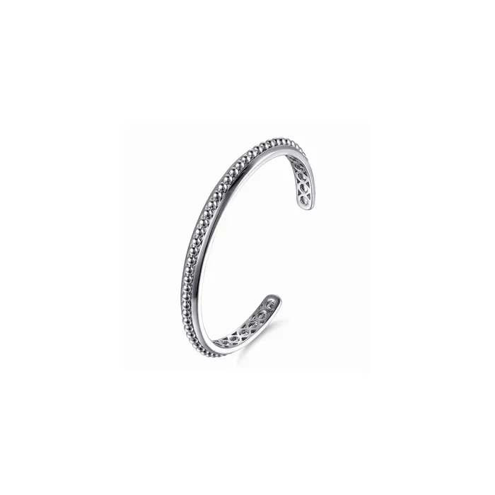 Bracelets GABRIEL CO Gabriel Sterling Silver 725 Solid Cuff Bead Fashion Bracelet Bracelets GABRIEL CO Gabriel Sterling Silver 725 Solid Cuff Bead Fashion Bracelet