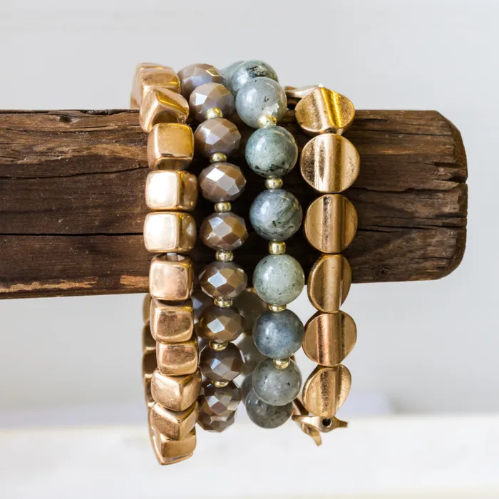 Bracelets Jewelry Lively Stone Bracelet Stack Set Wholesale