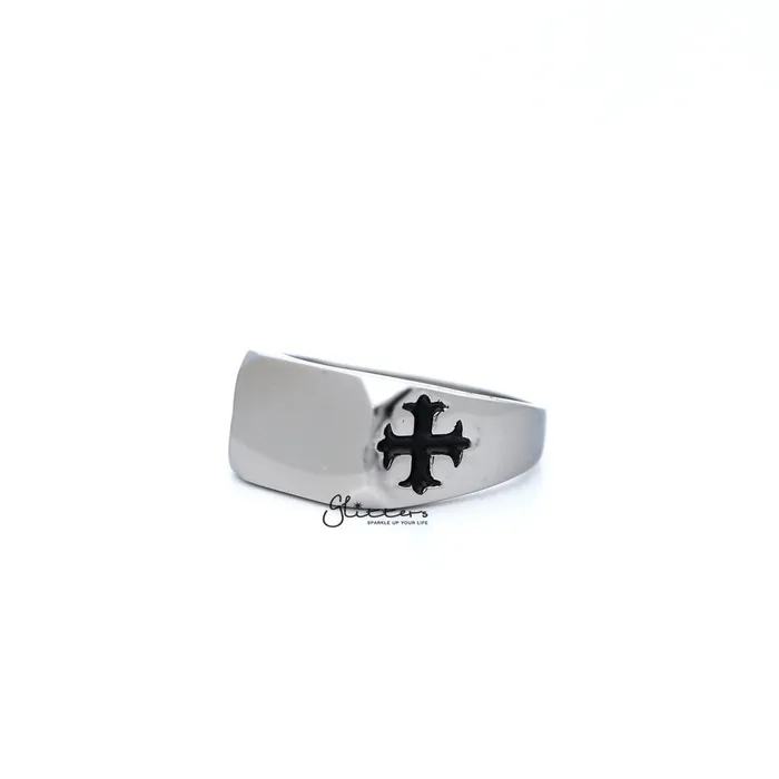 Bracelets Mens Stainless Steel Glossy Rectangle with Crosses Casting Rings Glitters Bracelets Mens Stainless Steel Glossy Rectangle with Crosses Casting Rings Glitters