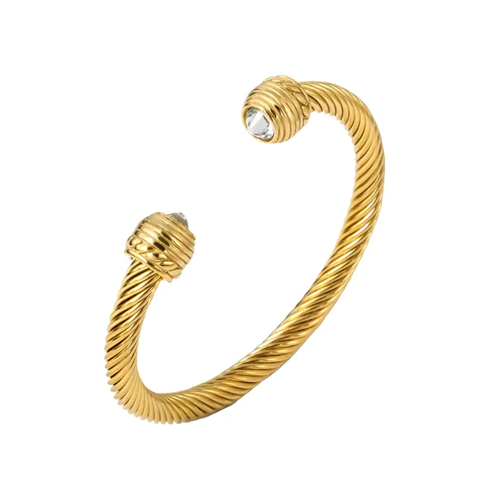 Bracelets pau jewelry Chunky twist bangle bracelet