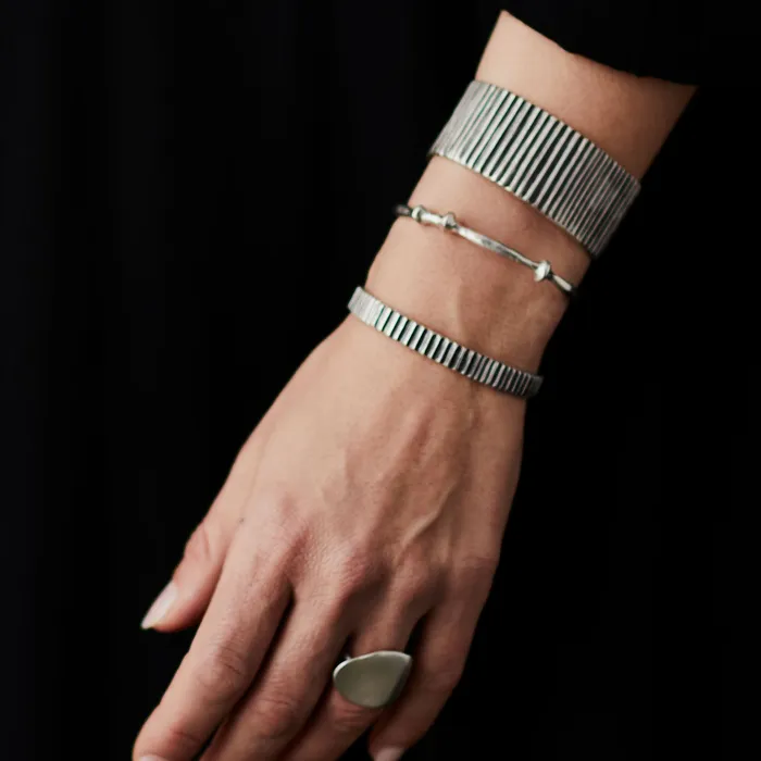 Bracelets VIKING BRONZE CUFF BRACELET Julie Cohn Design