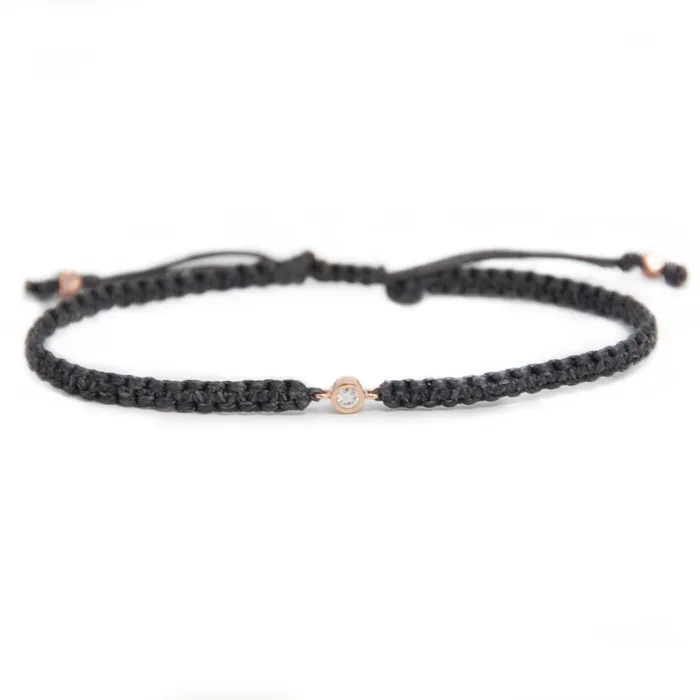 Bracelets Vivien Frank Designs Diamond Friendship Bracelet in 14k solid gold