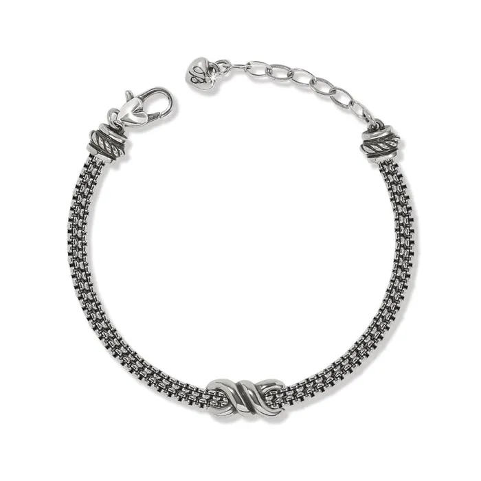 Brighton Bracelets Interlok Twist Double Bracelet Silver