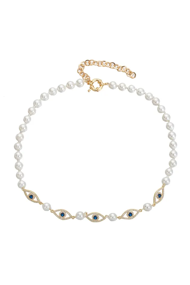 Brynn Eye Pendant Necklace Eye Candy LA Necklaces