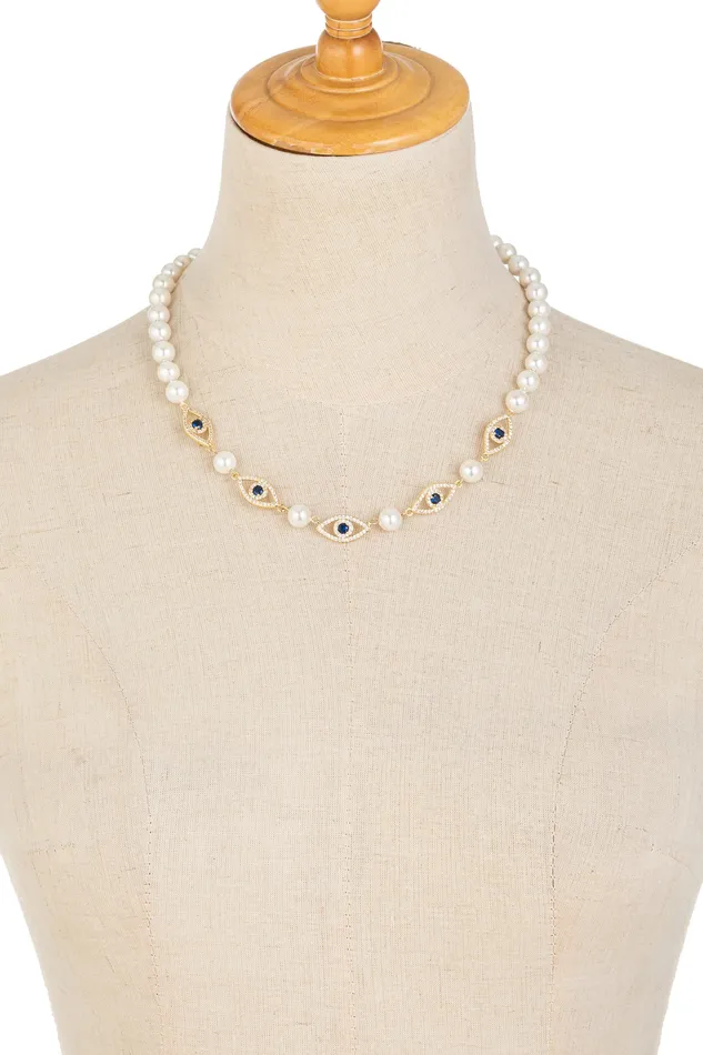 Brynn Eye Pendant Necklace Eye Candy LA Necklaces