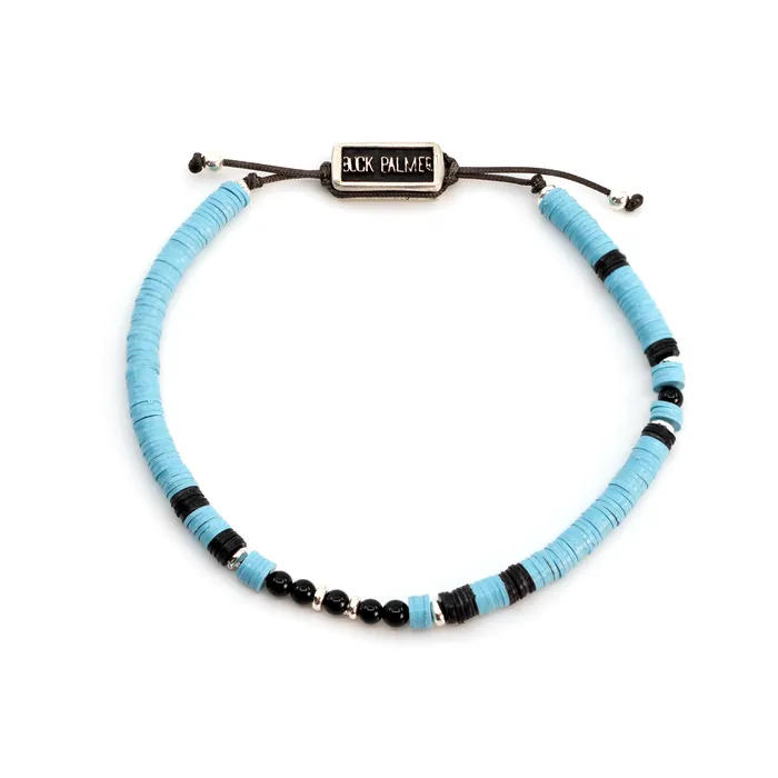 Buck Palmer Bracelets Turquoise Stone Disc Bracelet