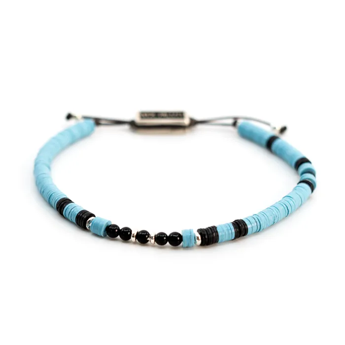 Buck Palmer Bracelets Turquoise Stone Disc Bracelet