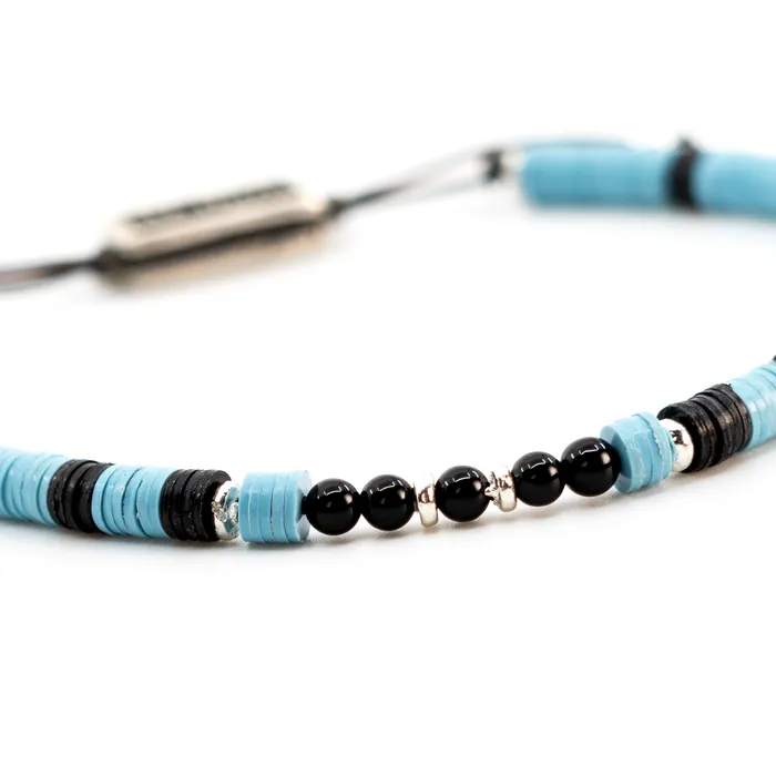Buck Palmer Bracelets Turquoise Stone Disc Bracelet