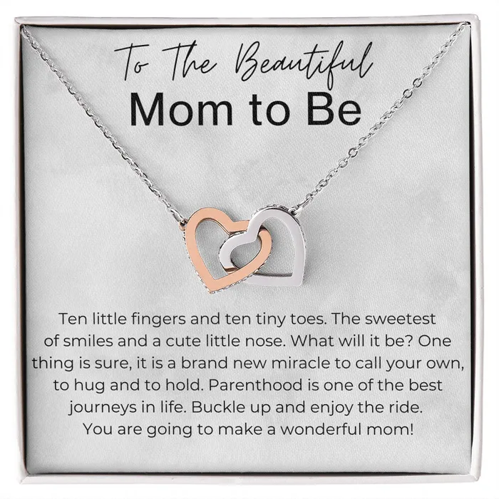 Buckle Up and Enjoy the Ride Gift for Mom to Be Interlocking Heart Pendant Necklace ShineOn Fulfillment Necklaces Buckle Up and Enjoy the Ride Gift for Mom to Be Interlocking Heart Pendant Necklace ShineOn Fulfillment Necklaces