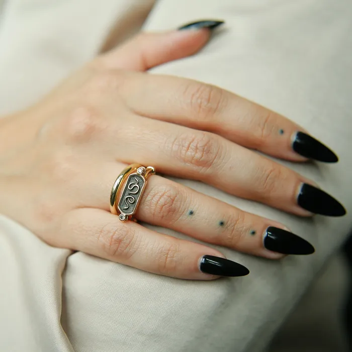 Ceylon 14k Gold Snake Ring Cival Casting Rings