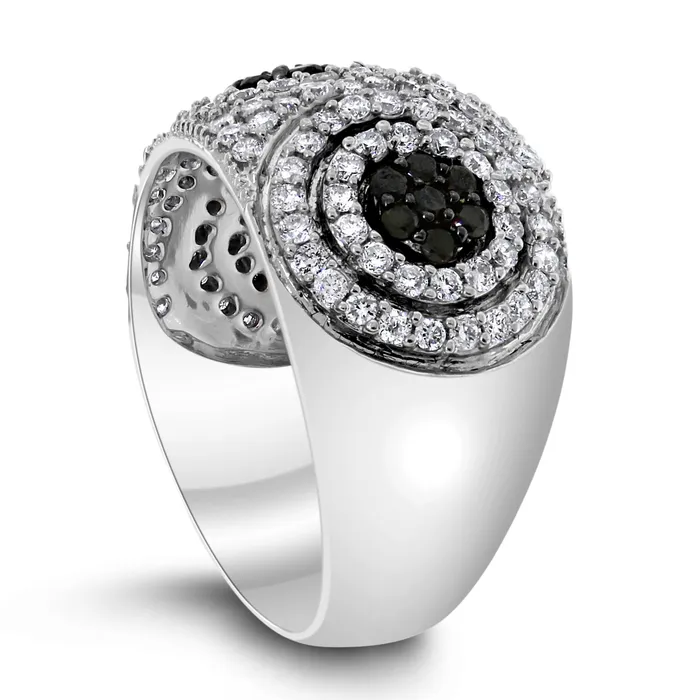 Chantelle Diamond Band 125 ct Diamonds in White Gold Beauvince Rings