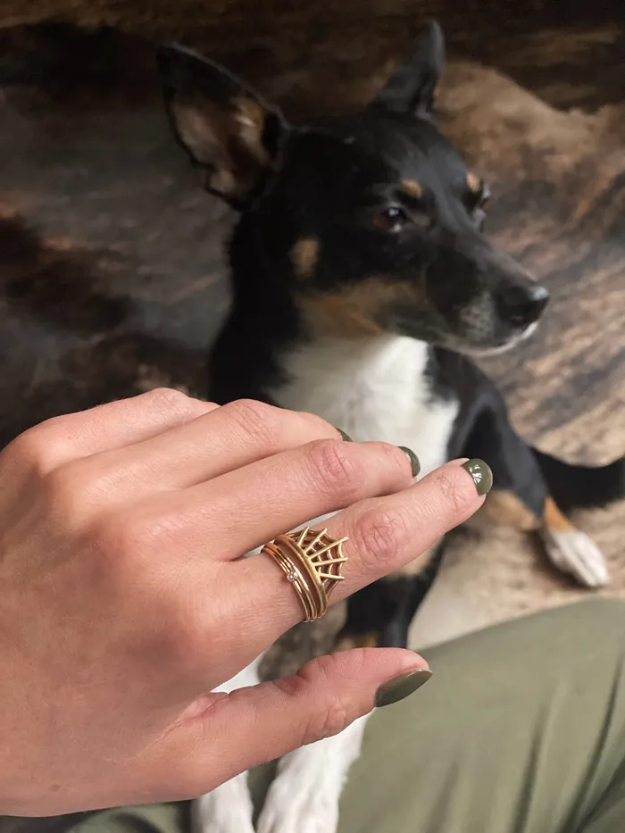 Charlotte Ring Nina Designs Faire Rings
