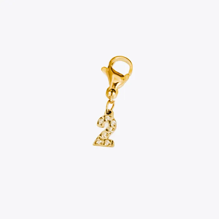 Charm Necklaces Jewelry Bundled Number Charm Bar Chanelle Charms WATERPROOF Wholesale