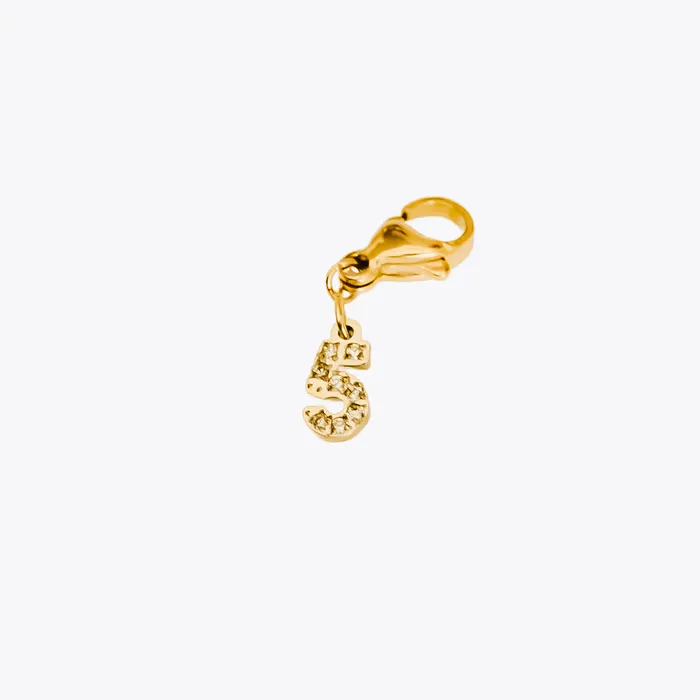 Charm Necklaces Jewelry Bundled Number Charm Bar Chanelle Charms WATERPROOF Wholesale