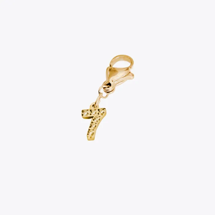 Charm Necklaces Jewelry Bundled Number Charm Bar Chanelle Charms WATERPROOF Wholesale