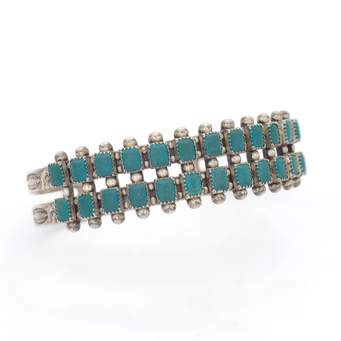 Crown Jewels Coin Bracelets Navajo Handmade Sterling Silver Turquoise Composite Cuff Bracelet Hallmark Unknown Crown Jewels Coin Bracelets Navajo Handmade Sterling Silver Turquoise Composite Cuff Bracelet Hallmark Unknown