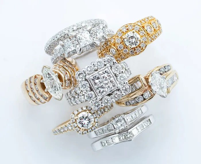 Crown Jewels Coin Rings 999 Diamond Ring