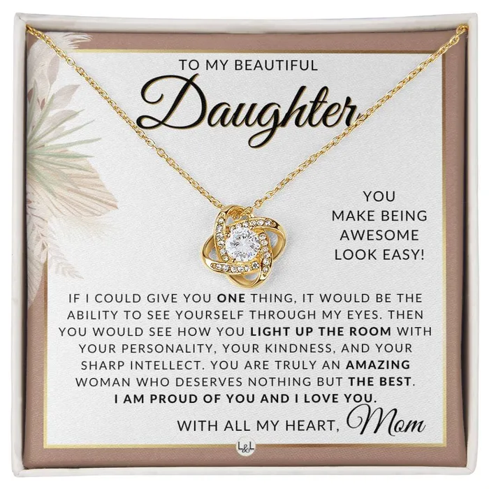Daughter Gifts From Mom Necklace For Daughter From Mom Pendant Necklace Sentimental Keepsake Message Great Christmas Gift Birthday Present or Graduation Surprise ShineOn Fulfillment Necklaces Daughter Gifts From Mom Necklace For Daughter From Mom Pendant Necklace Sentimental Keepsake Message Great Christmas Gift Birthday Present or Graduation Surprise ShineOn Fulfillment Necklaces