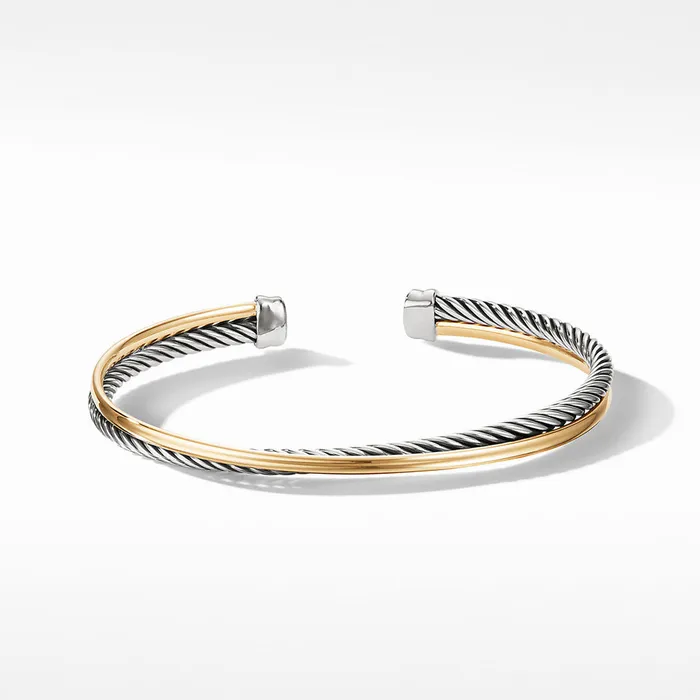 DAVID YURMAN INC PreStyled Sets David Yurman Crossover Bracele with 18K Yellow Gold 3mm DAVID YURMAN INC PreStyled Sets David Yurman Crossover Bracele with 18K Yellow Gold 3mm