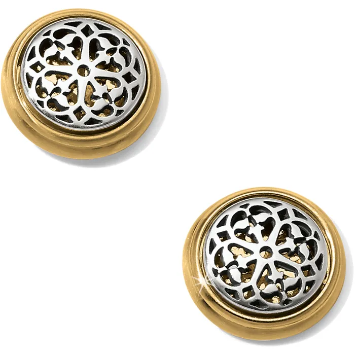 Earrings Brighton Ferrara Two Tone Post Earrings
