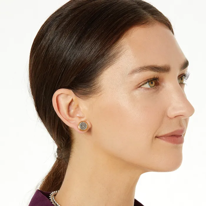 Earrings Brighton Ferrara Two Tone Post Earrings