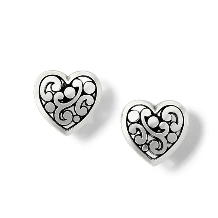 Earrings Contempo Heart Post Earrings Brighton