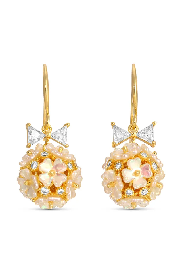 Earrings Eye Candy LA Judith CZ Drop Earrings