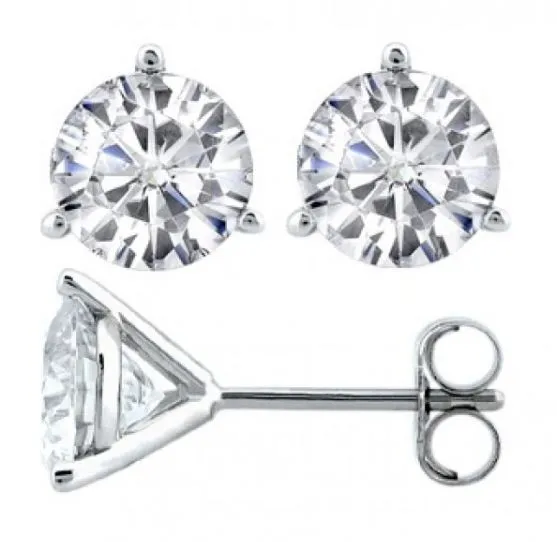 Earrings MALAKAN DIAMOND CO 14K White Gold 024ctw Lab Grown Diamond Stud Earrings Earrings MALAKAN DIAMOND CO 14K White Gold 024ctw Lab Grown Diamond Stud Earrings