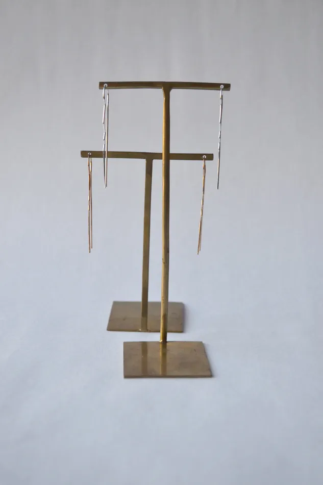 Earrings Melissa Joy Manning L Hairpin Earrings