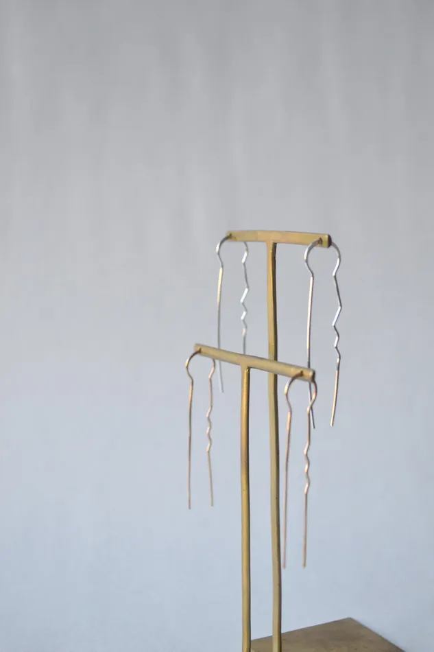 Earrings Melissa Joy Manning L Hairpin Earrings