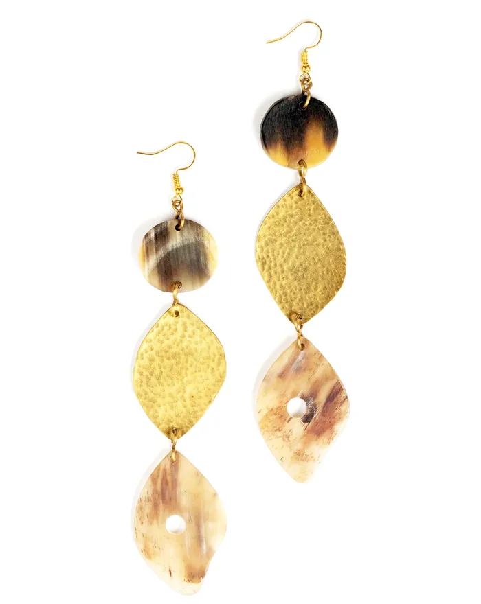 Earrings Mwassus Jewelry African EarringsAfrican Recycled Bone Earrings Earrings Mwassus Jewelry African EarringsAfrican Recycled Bone Earrings
