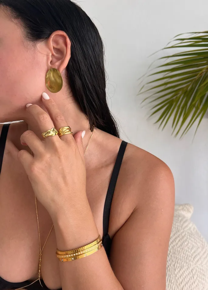 Earrings pau jewelry Bali stud earrings