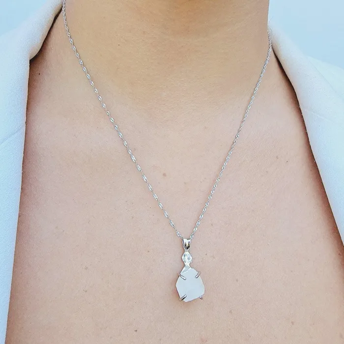 Earrings Uniquelan Jewelry Raw Moonstone Necklace Earrings Set Earrings Uniquelan Jewelry Raw Moonstone Necklace Earrings Set
