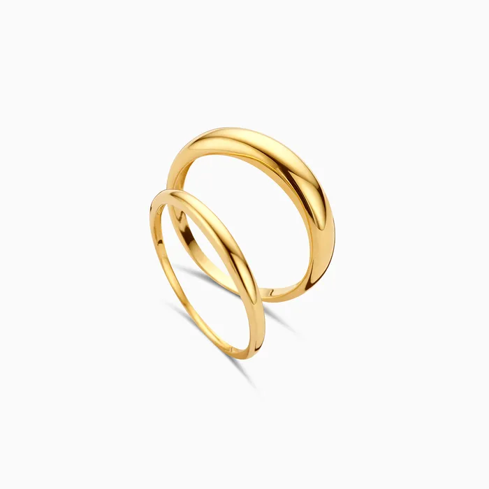 Eline Rosina Rings Dome Ring Set