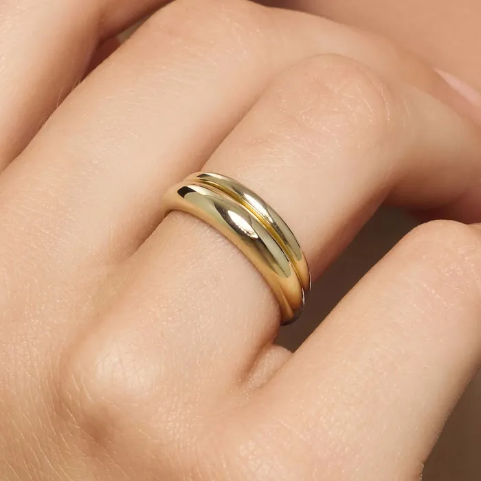 Eline Rosina Rings Dome Ring Set