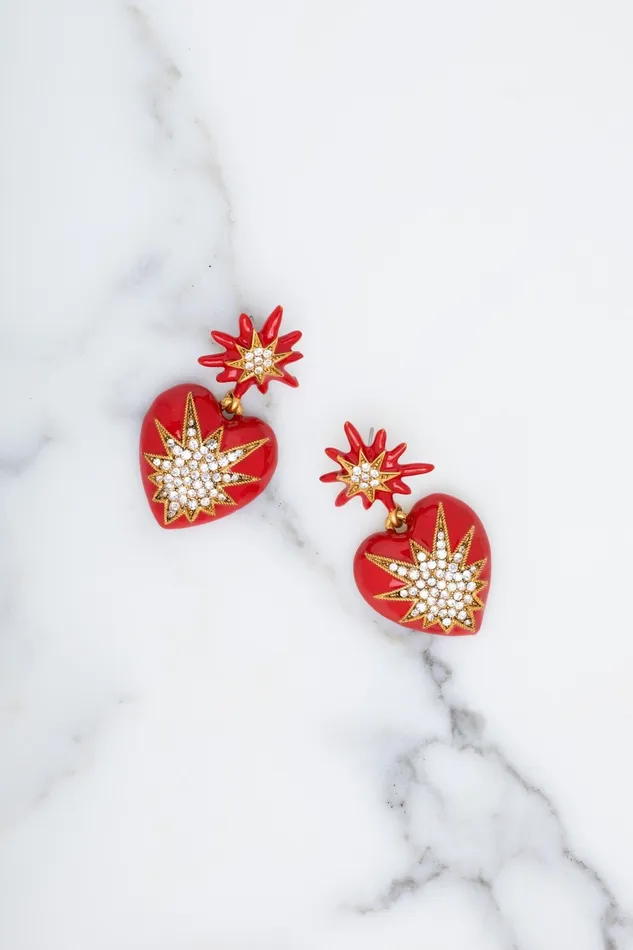 Elizabeth Cole Jewelry Earrings Love Me Earrings