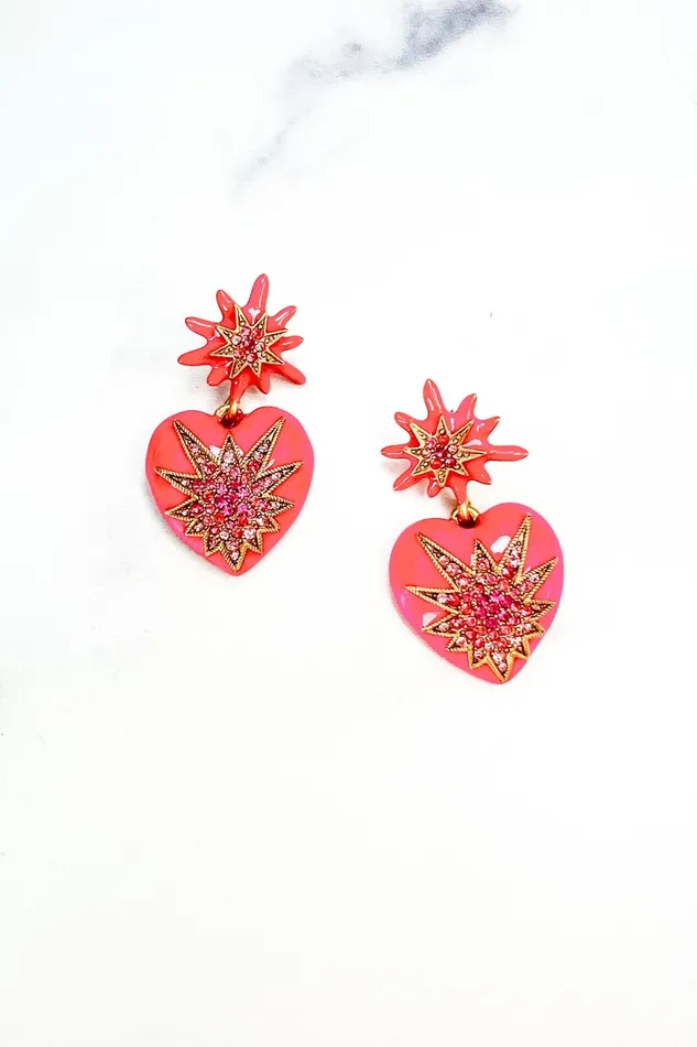 Elizabeth Cole Jewelry Earrings Love Me Earrings