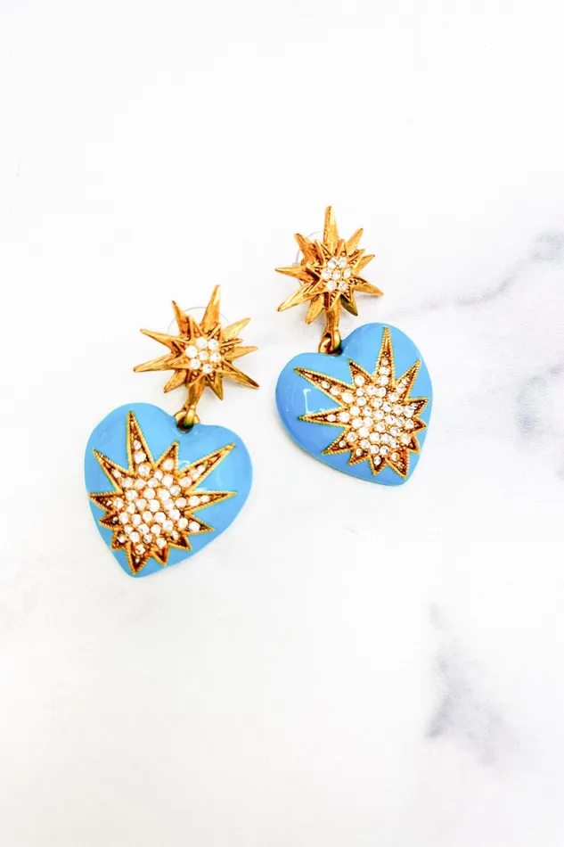 Elizabeth Cole Jewelry Earrings Love Me Earrings