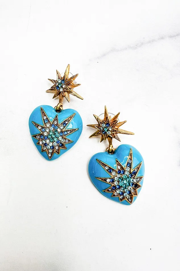 Elizabeth Cole Jewelry Earrings Love Me Earrings