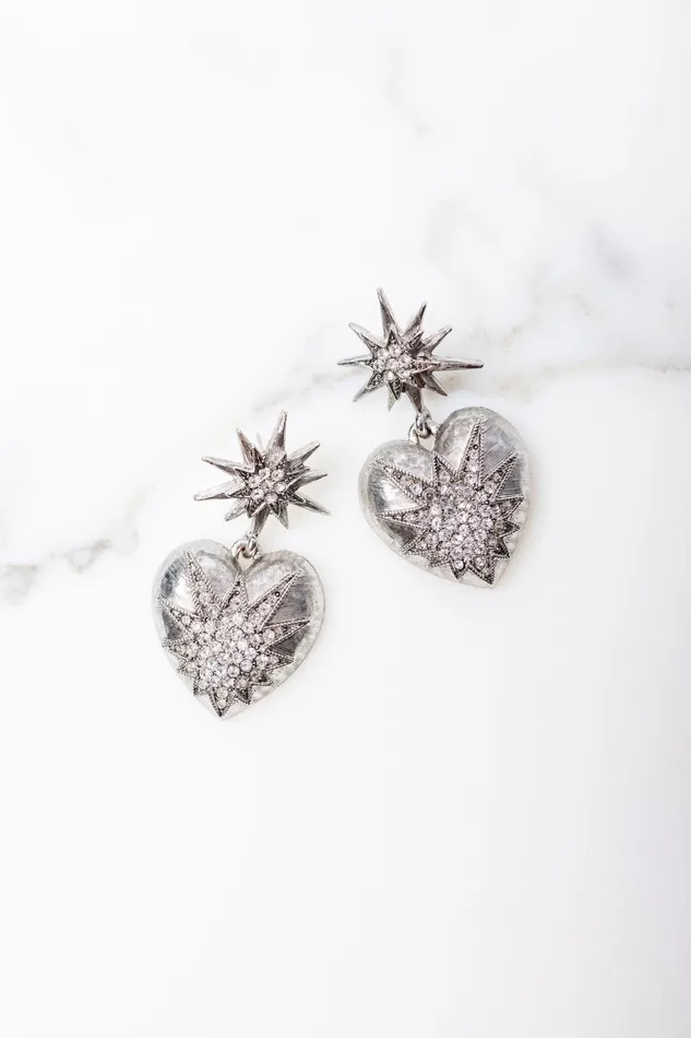 Elizabeth Cole Jewelry Earrings Love Me Earrings