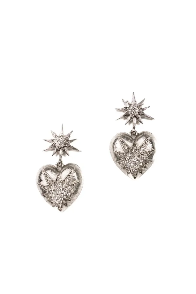 Elizabeth Cole Jewelry Earrings Love Me Earrings
